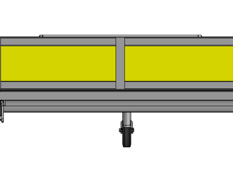 Trailer 750 kg 3D 模型