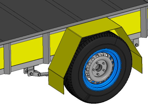 Trailer 750 kg 3D 模型