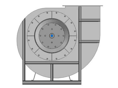 Industrial centrifugal fan 3D Model