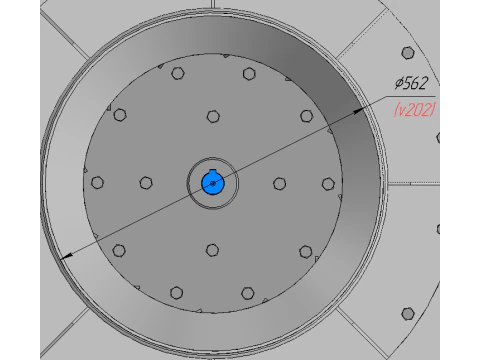 Industrial centrifugal fan 3D Model