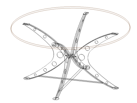 Table Outdoor 3Dモデル