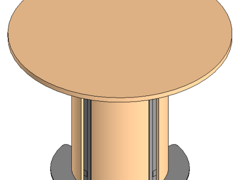 Table for bank 3D Model