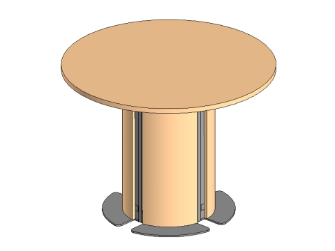Table for bank 3D Model