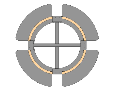 mesa para banco Modelo 3D