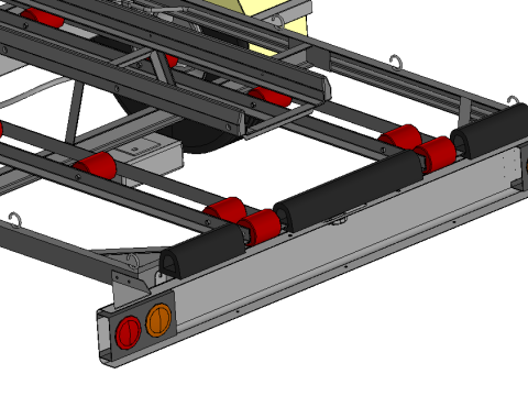 Boat Trailer 3D Модель