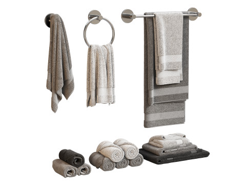 Towels 01 3D Modell