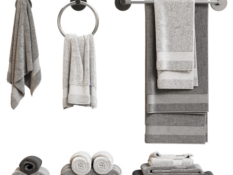 Towels 01 3D Model
