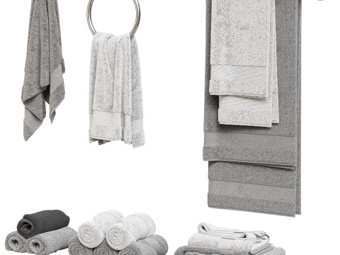 Towels 01 3D Model