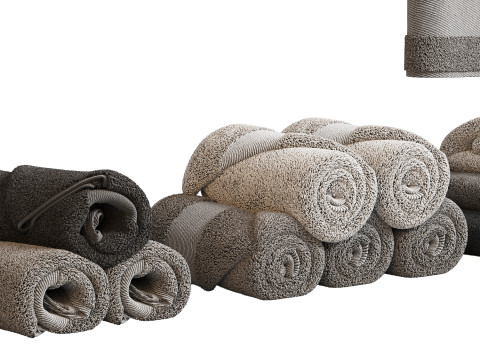Towels 01 3D Model