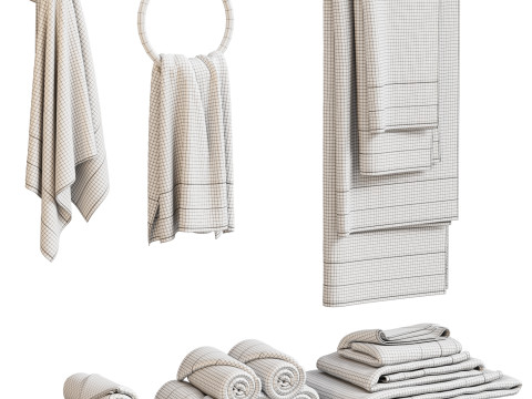Towels 01 3D Model
