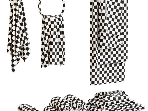 Towels 01 3D Model