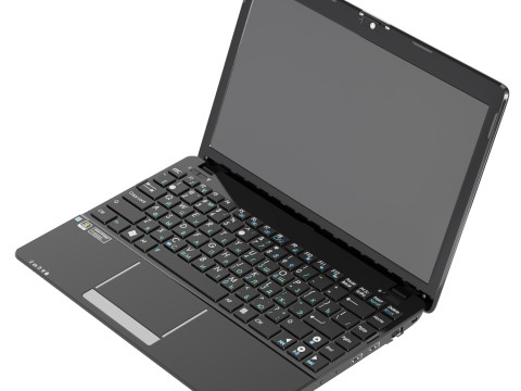 Asus Eee-pc 1215n Laptop Notebook Modelo 3D