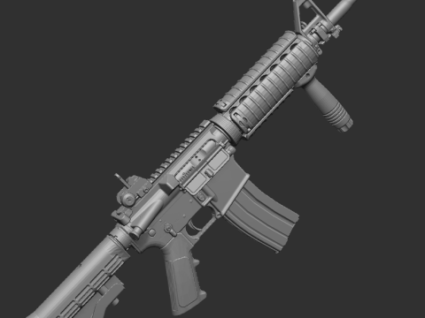 M4A1 assault rifle 3D Print Model