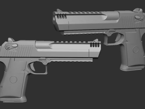 Desert eagle 50 3D Print Model