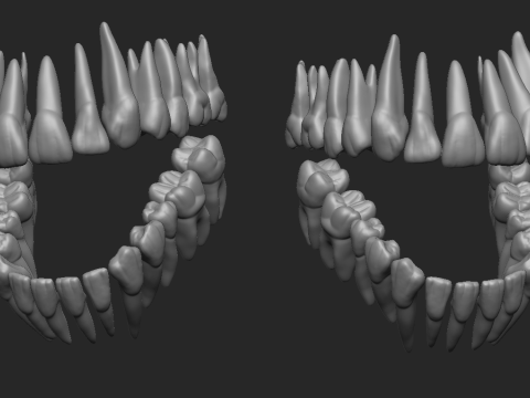 Teeth - Dientes Modèles 3D en vedette