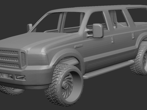 Excursion car 3D Print Model