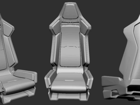 Racing seat 3D Print Model