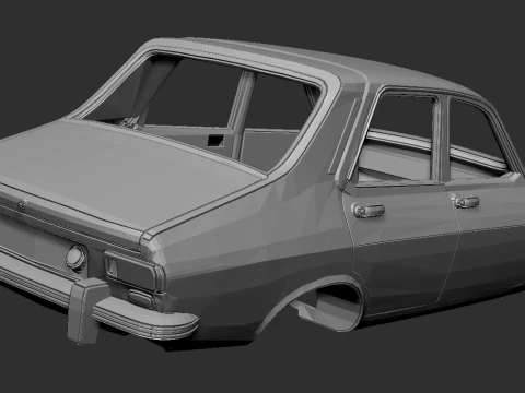 Renault 12 3D Print Model