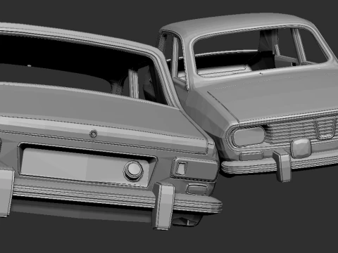 Renault 12 3D Print Model
