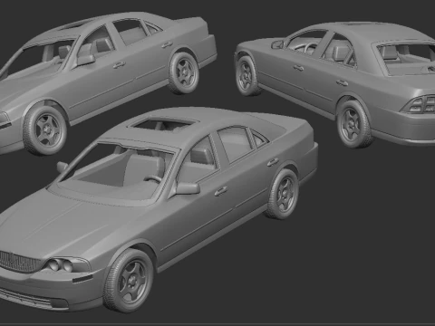 Lincoln LS 1999 3D Print Model