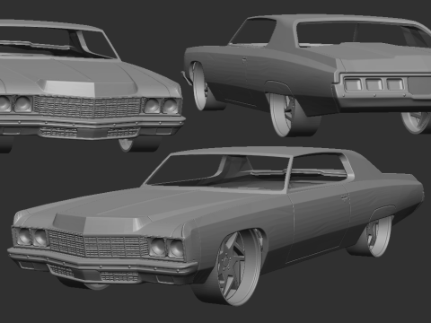 Chevrolet Impala 1973 3D 打印模型