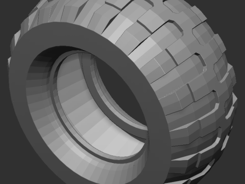 Tire Model Cetak 3D