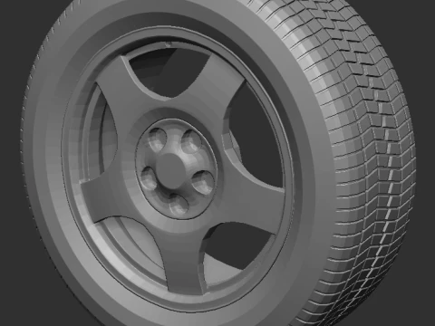 Tire 3D Print Model