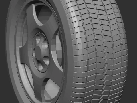 Tire 3D Print Model