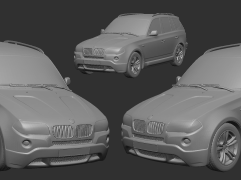 CAR X3 3D Print Model