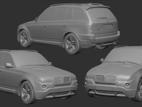 CAR X3 3D Print Model