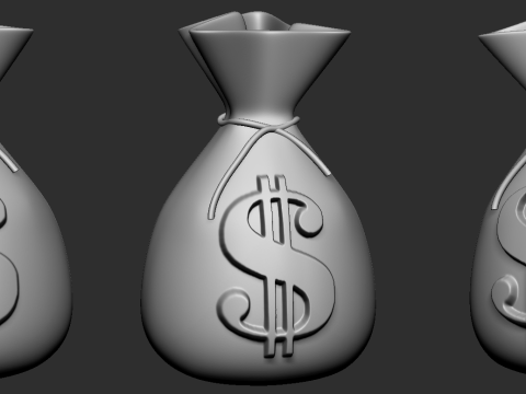 Money Bag Modelo de impresión 3D