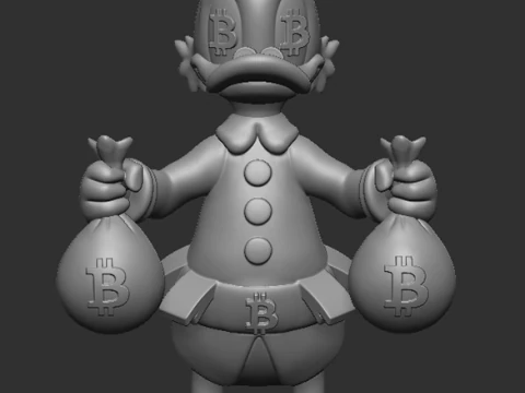 Scrooge Mcduck BTC 3D Print Model
