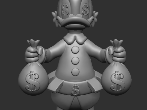 Srooge Mcduck 3D Print Model