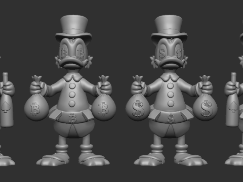 Scrooge Mcduck mega pack 3D Print Model