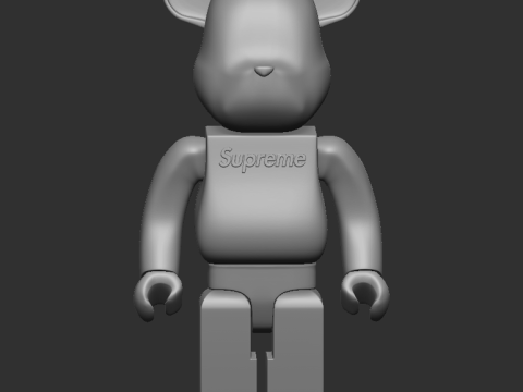 Bearbrick SUPREME Modèles 3D en vedette