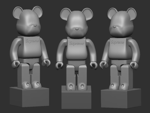 Bearbrick SUPREME Modelo de Impressão 3D