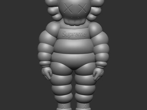 Kaws SUPREME 3D-printmodel