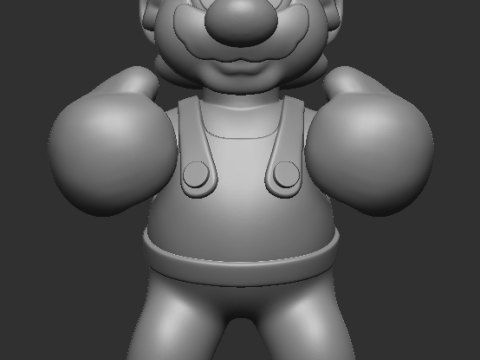 Mario Bros boxeador NIKE 3D 프린트 모델