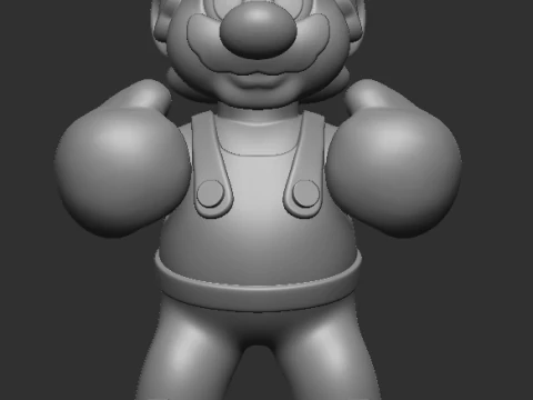 Mario Bros boxing no NIKE 3D Print Model