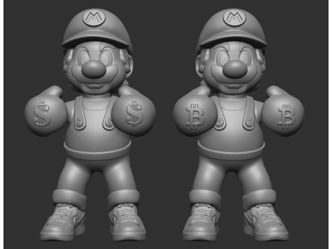 Mario Bros boxing pack 3D Print Model
