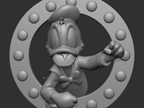 Donald Duck 3D Print Model