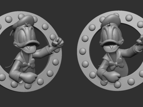 Donald Duck 3D Print Model