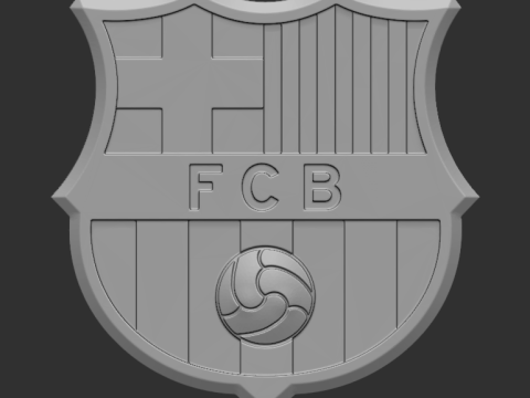 FC Barcelona 3D प्रिंट मॉडल