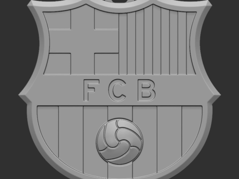 FC Barcelona 3Dプリントモデル
