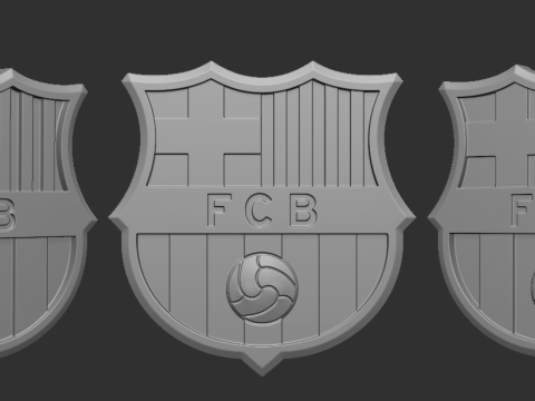 FC Barcelona 3Dプリントモデル