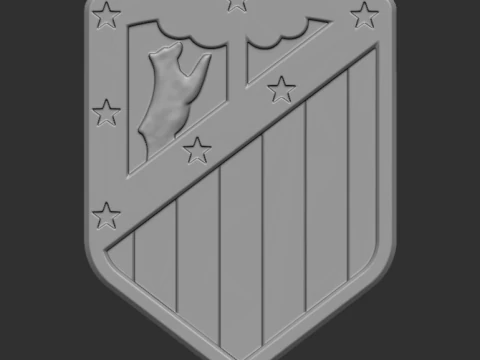 FC Atletico Madrid Modello di stampa 3D