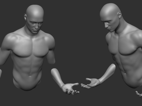 Man coming out of the wall - Hombre saliendo de la pared Modelo de Impressão 3D