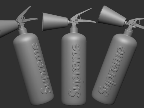 SUPREME Deluxe Fire Extinguisher - Extintor Modèles 3D en vedette