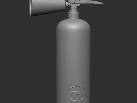 CHANEL Deluxe Fire Extinguisher - Extintor 3D Print Model