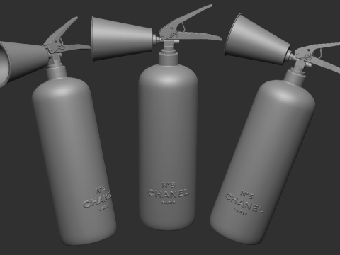 CHANEL Deluxe Fire Extinguisher - Extintor 3D Baskı Modeli